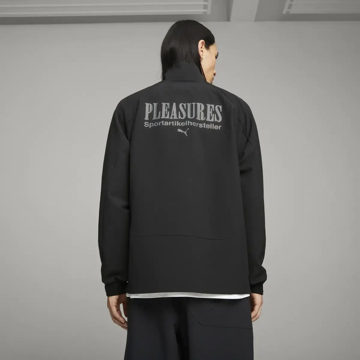 PUMA x PLEASURES Jacket Siyah Erkek Ceket