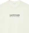 Calvin Klein SS 20S WHSL SP CKLEIN NY GRAPHIC Erkek Krem T-Shirt