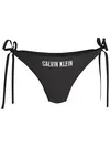 Calvin Klein SIDE TIE BOTTOM Siyah Bikini Alt