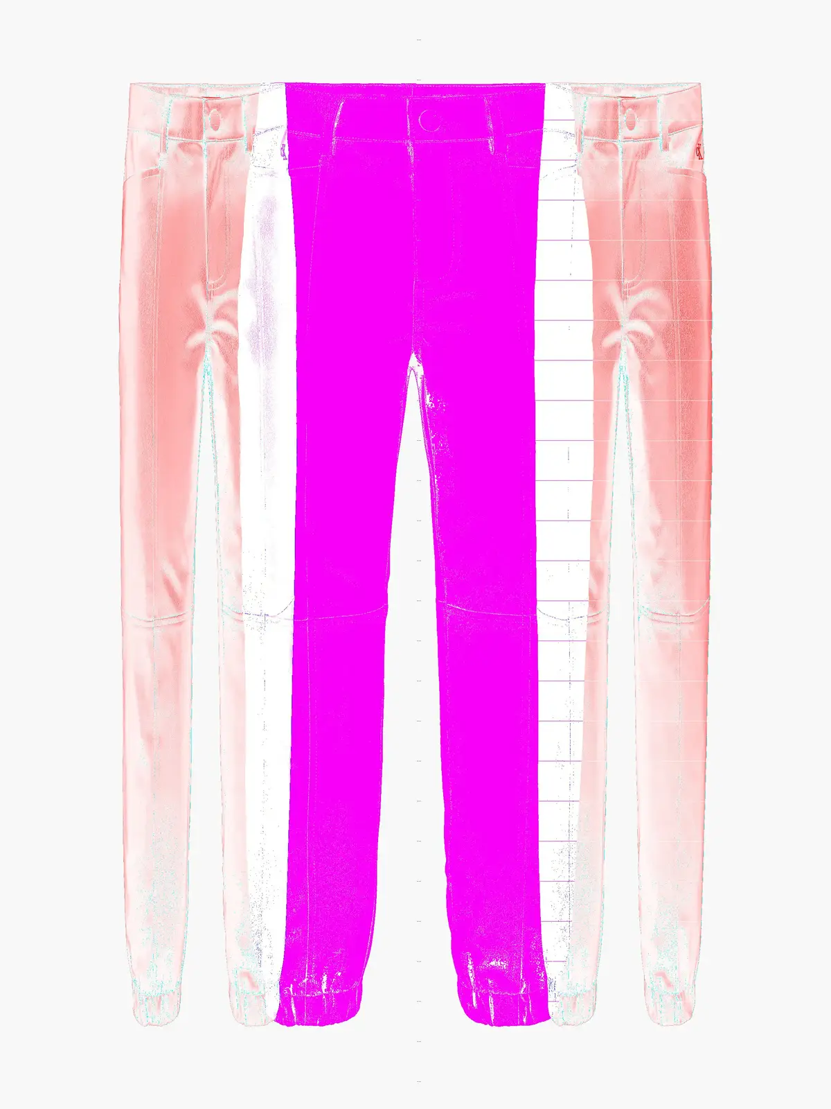 Calvin Klein PU LEATHER JOGGER PA Kadın Siyah Jogger