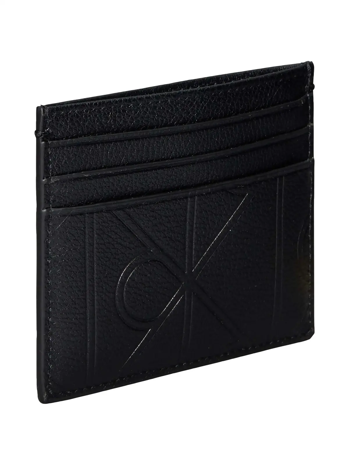 Calvin Klein XL EMBLEM AOP EMBOS Deri Logolu Erkek Kartlık