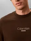 Calvin KleinSS 20S ACID WASH GRA, TO2 Kahverengi Erkek T-Shirt