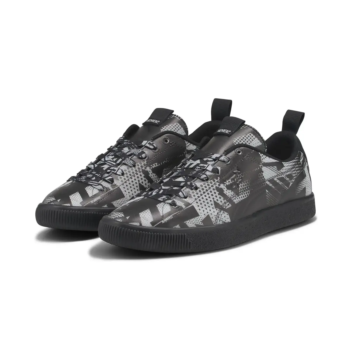 Puma Clyde Spy Camo NEMEN Siyah Erkek Günlük Spor Ayakkabı