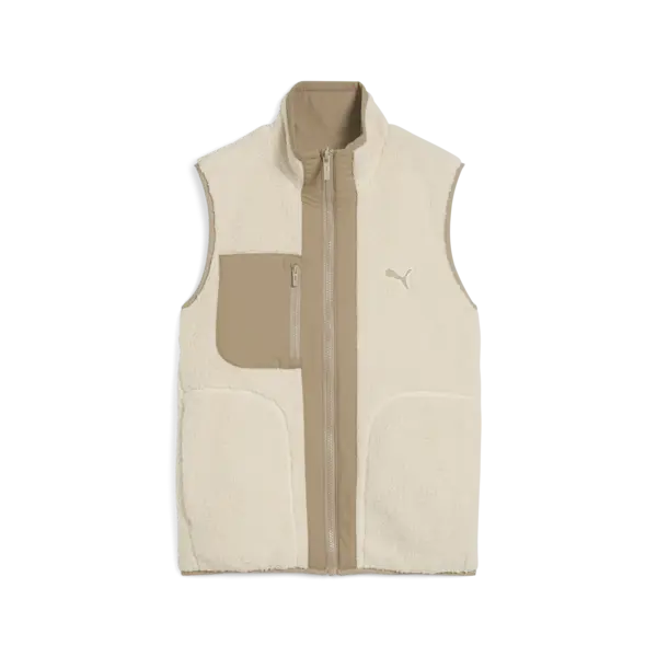 Puma Reversible Sherpa Vest Krem Kadın Yelek