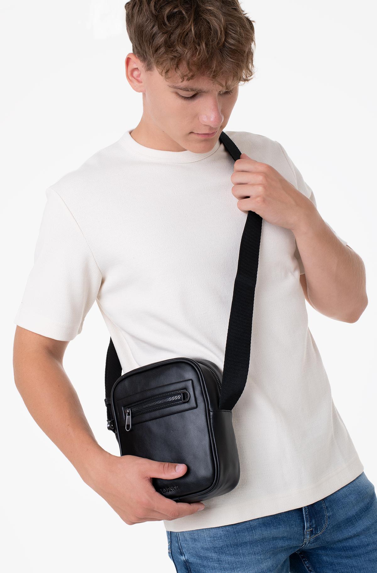 Calvin Klein CK ELEVATED PU REPOR, BAX Siyah Erkek Çanta
