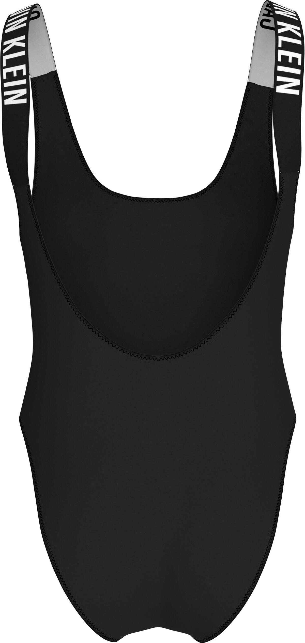 Calvin Klein SCOOP BACK ONE PIECE Kadın Siyah Mayo