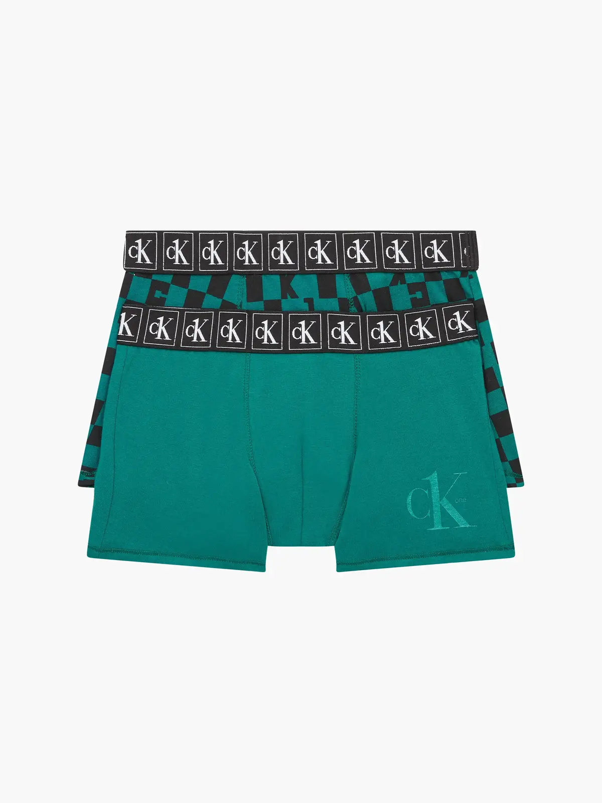 Calvin Klein 2PK TRUNK Erkek Yeşil Boxer Set