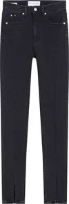 Calvin Klein HIGH RISE SUPER SKIN Kadın Siyah Kot Pantolon