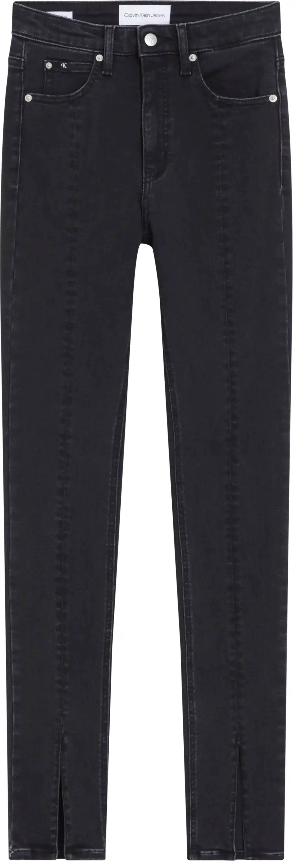 Calvin Klein HIGH RISE SUPER SKIN Kadın Siyah Kot Pantolon