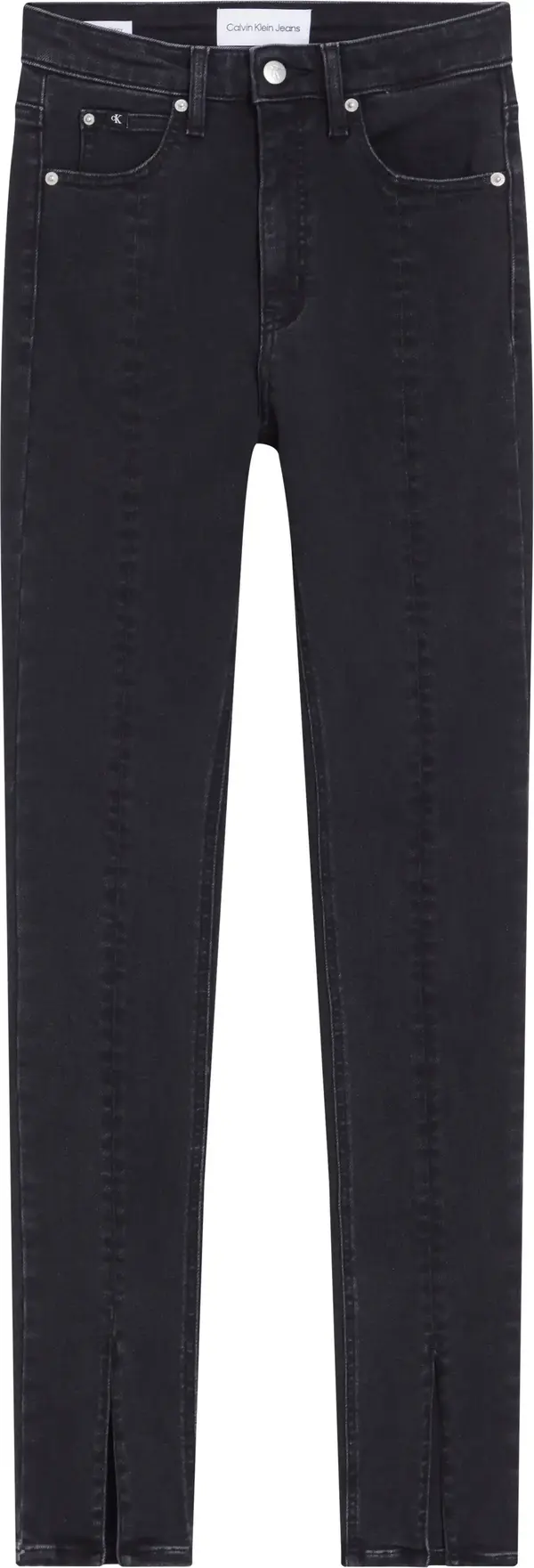 Calvin Klein HIGH RISE SUPER SKIN Kadın Siyah Kot Pantolon