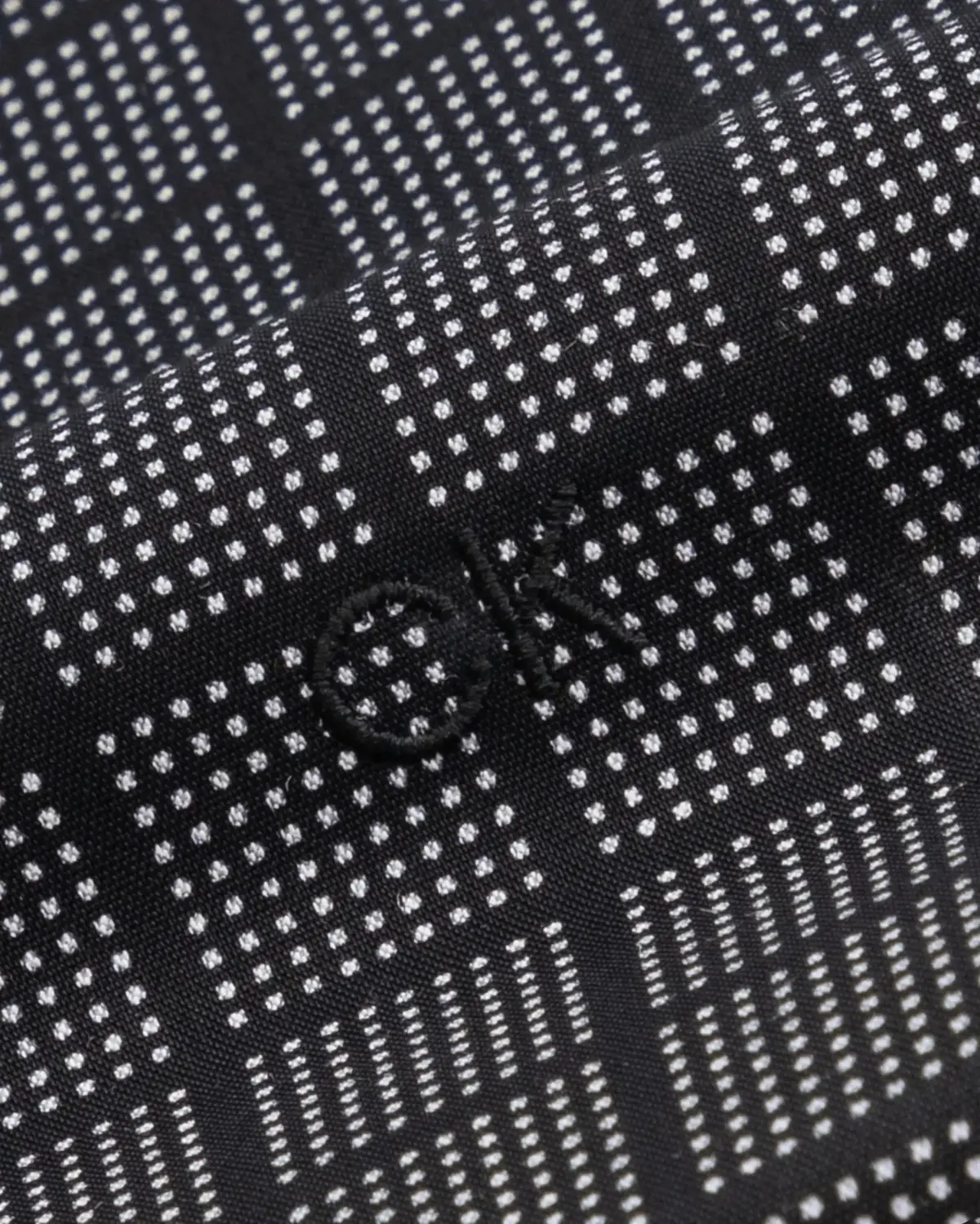 Calvin Klein STAIN SHIELD PRINT S Erkek Siyah Gömlek