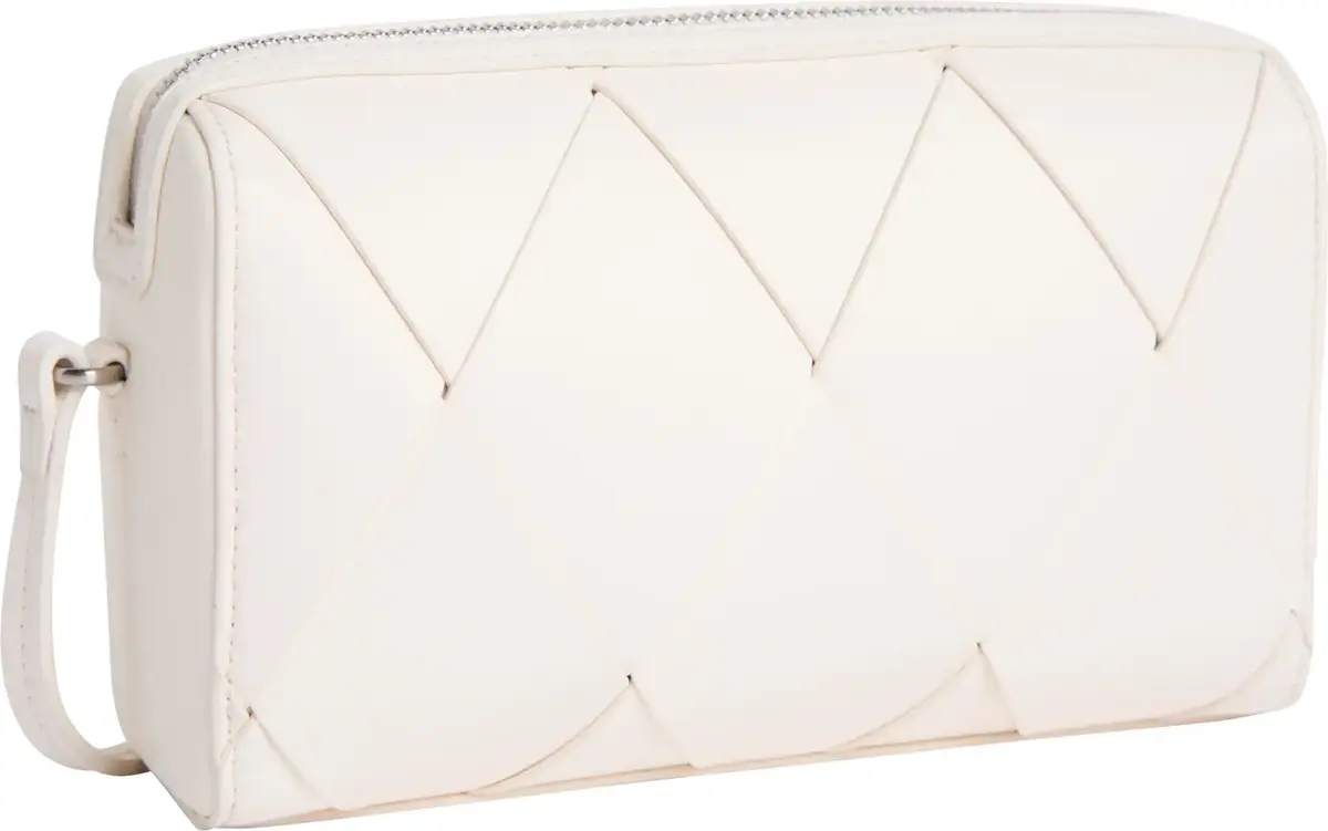 Calvin Klein CK WOVEN CAMERA BAG, 67U Krem Kadın Çanta