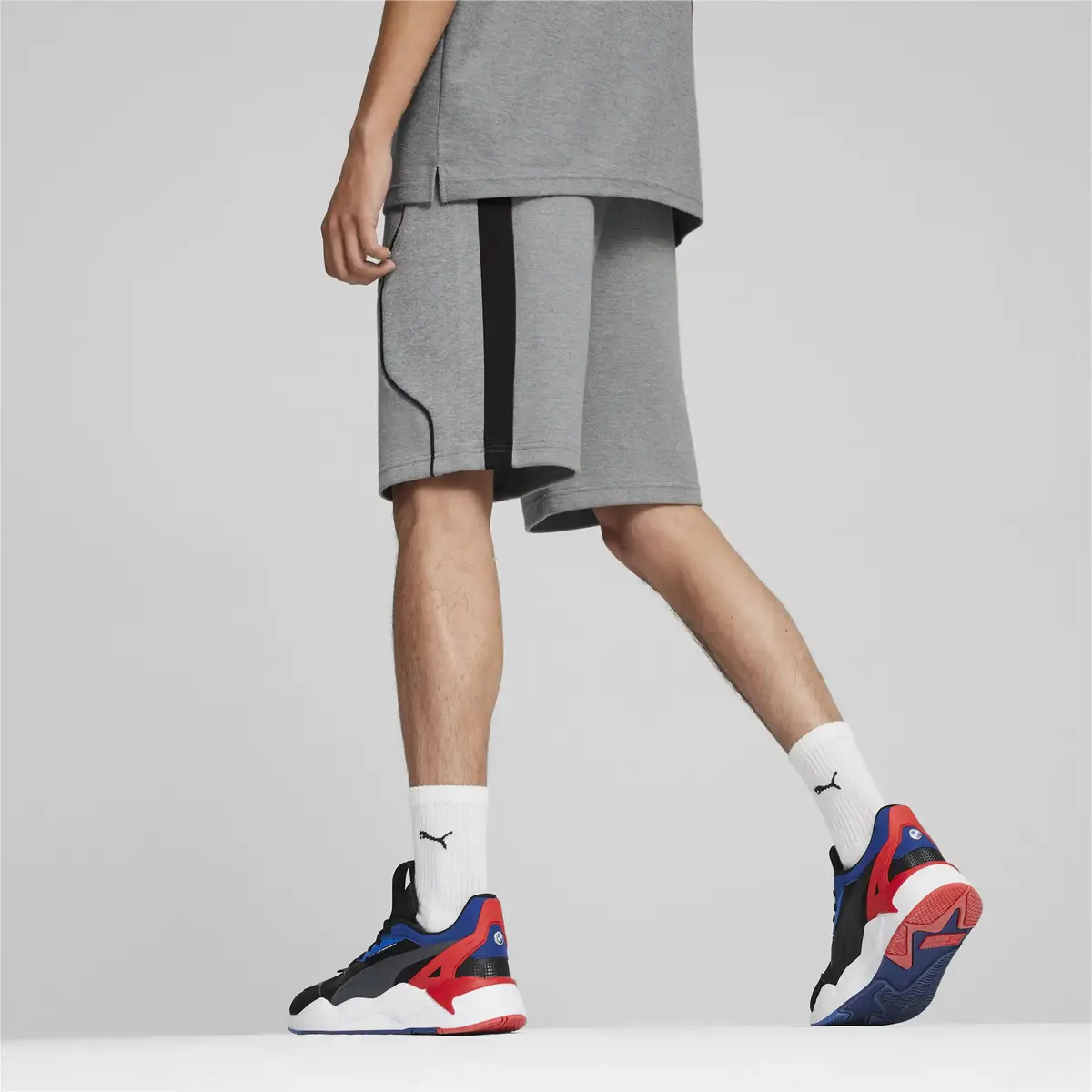 Puma BMW MMS Sweat Shorts Gri Erkek Şort