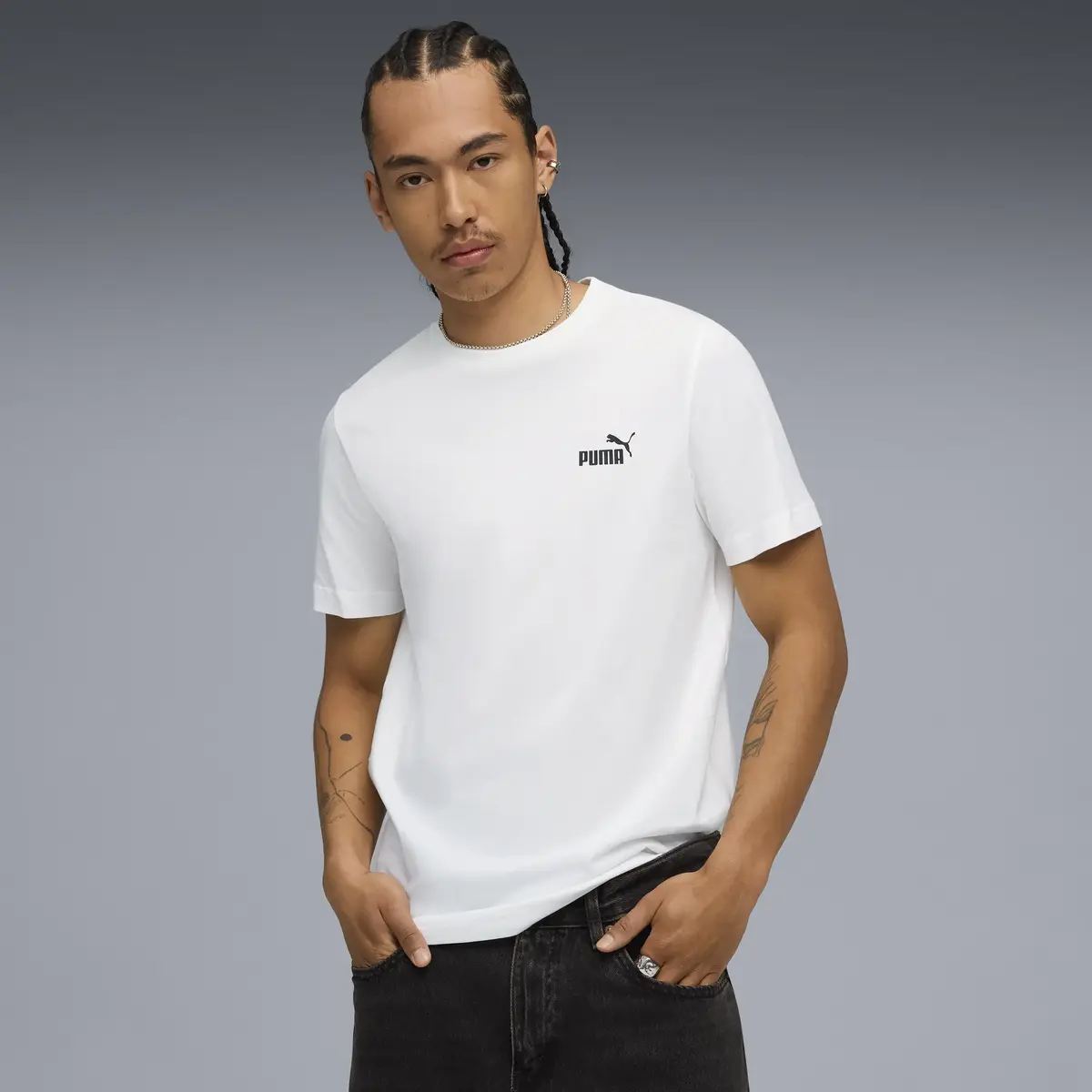 Puma GRAPHIC Tee Beyaz Erkek T-Shirt & Polo