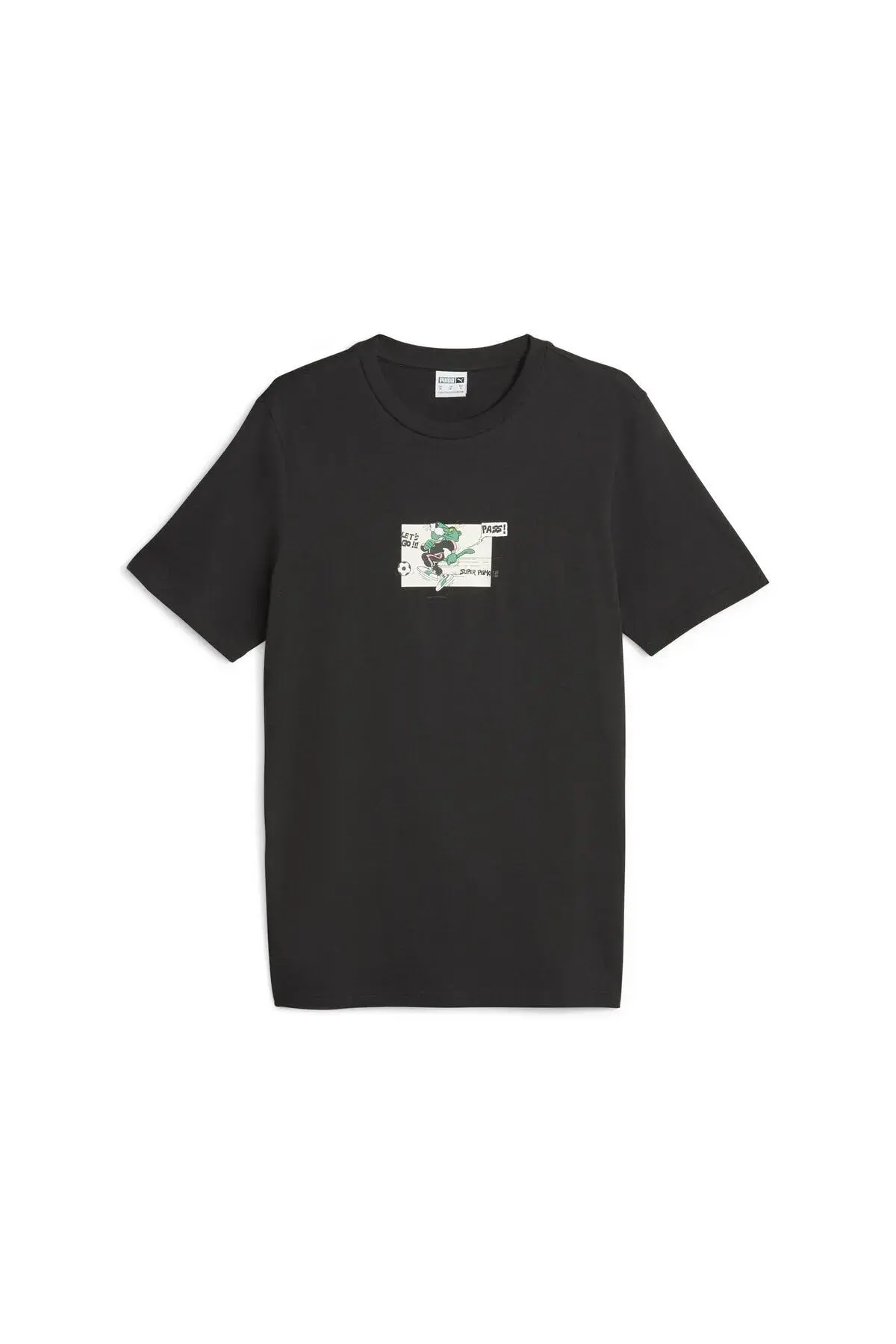 Puma CLASSICS SUPER PUMA Graphic Tee Siyah Erkek T-Shirt