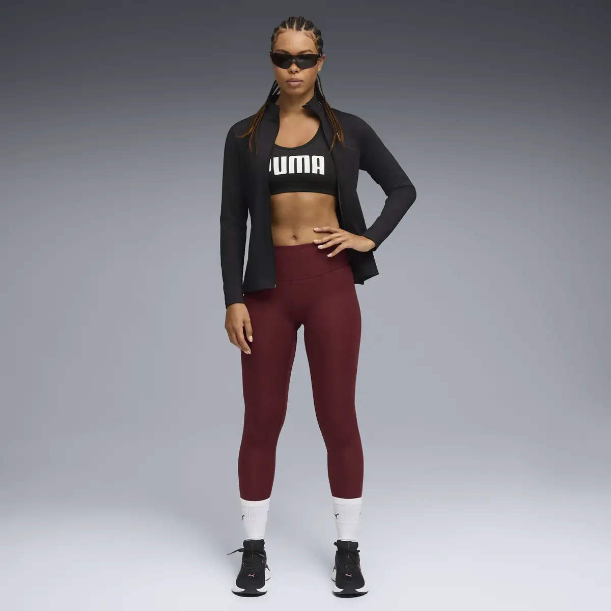 Puma W STRONG W FULL ZIP Siyah Kadın Ceket