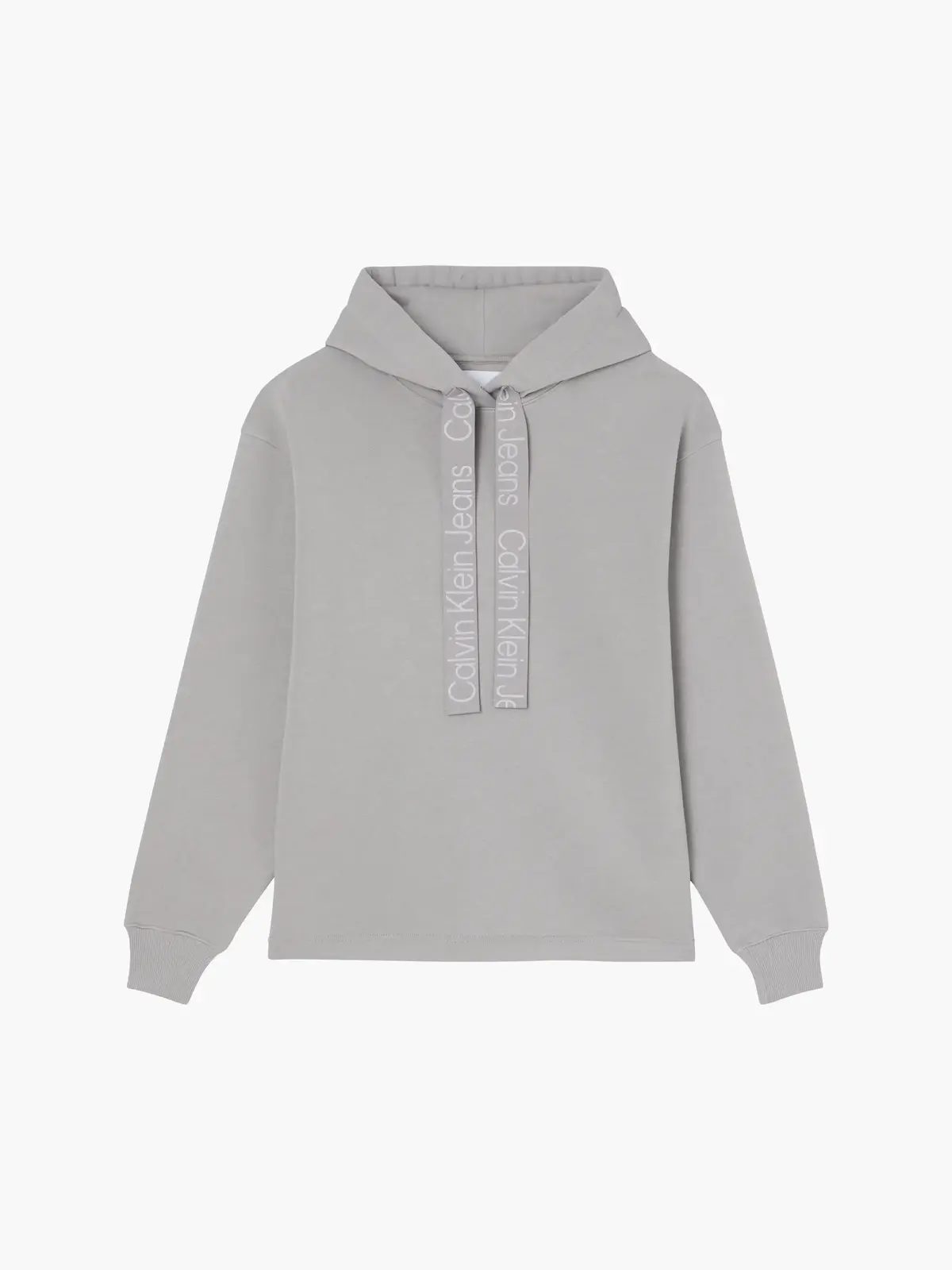 Calvin Klein CONTRAST DRAWCORDS H Kadın Gri Hoodie