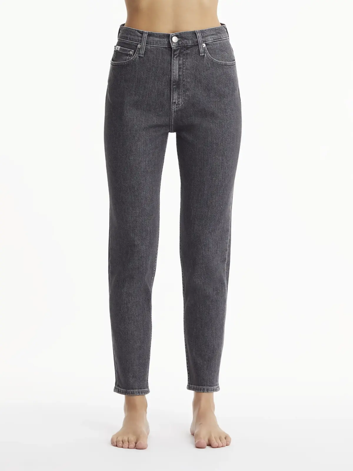 Calvin Klein MOM JEAN Kadın Antrasit Kot Pantolon