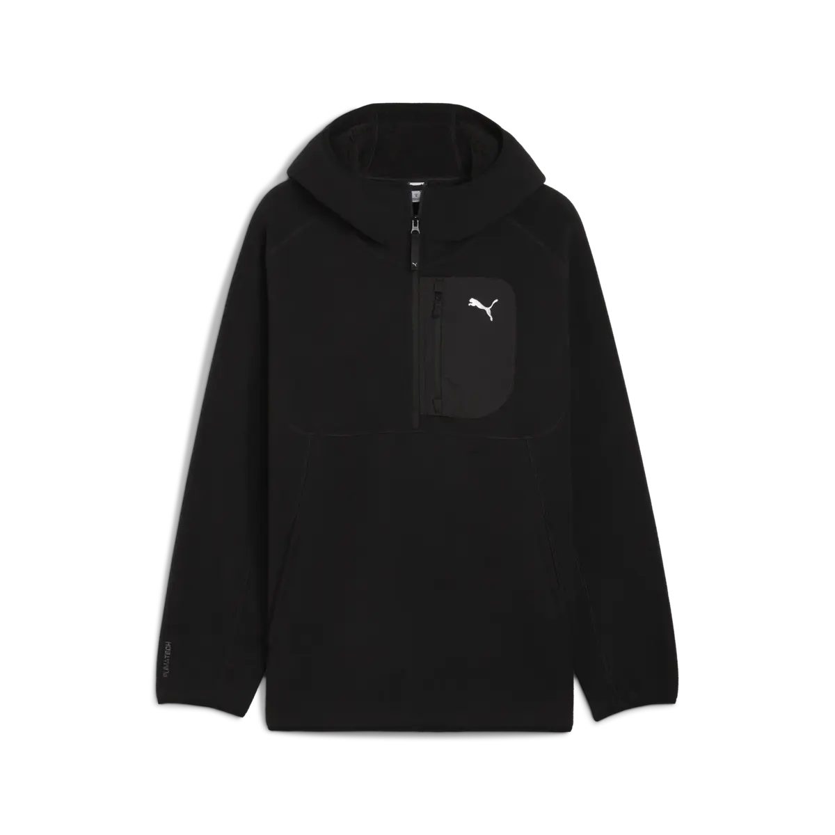 Puma PUMATECH Half Zip Hoodie Siyah Erkek Sweatshirt