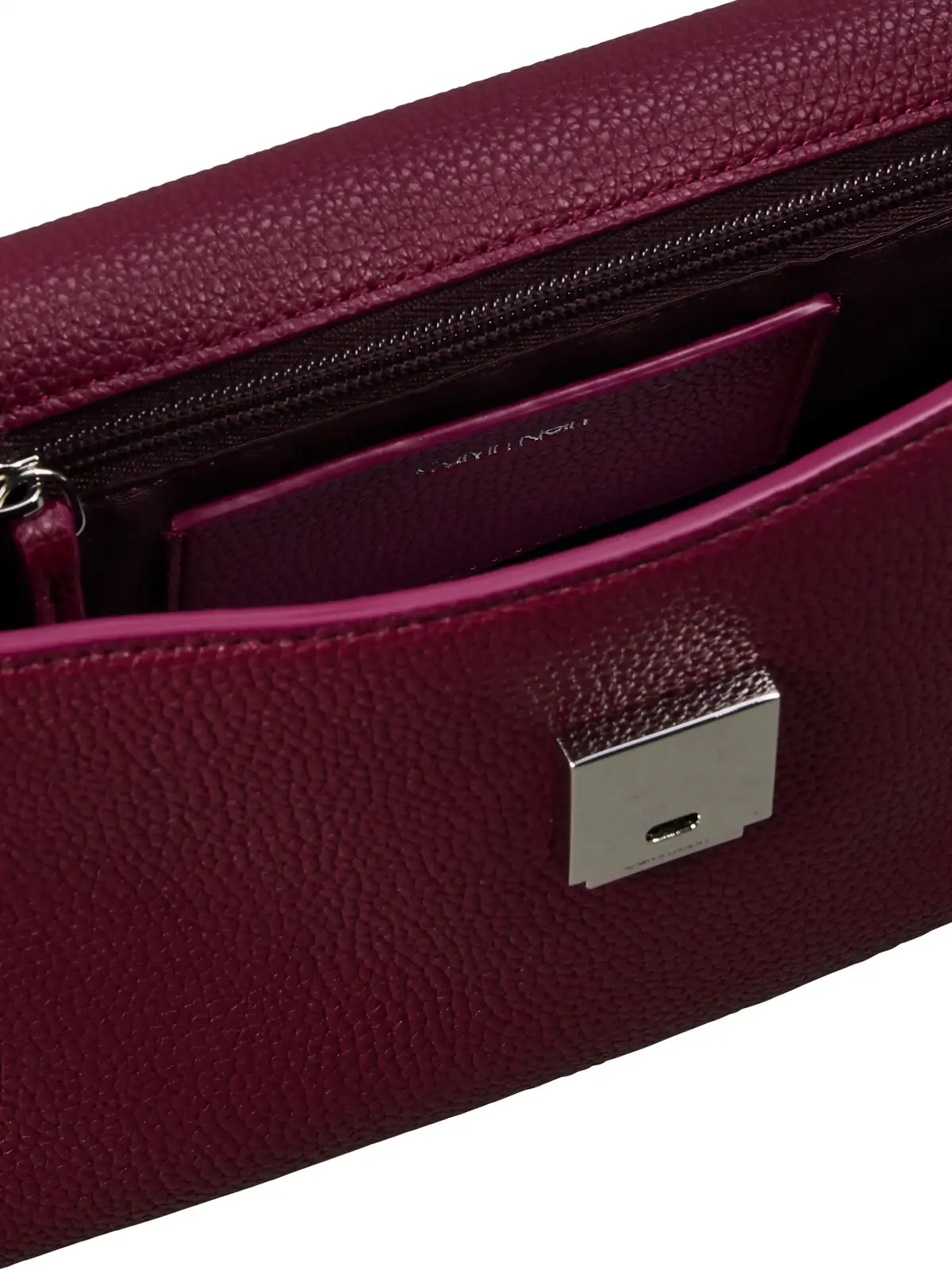 Calvin Klein EMBLEM HW PEBBLE SHO Bordo Kadın Omuz Çantası