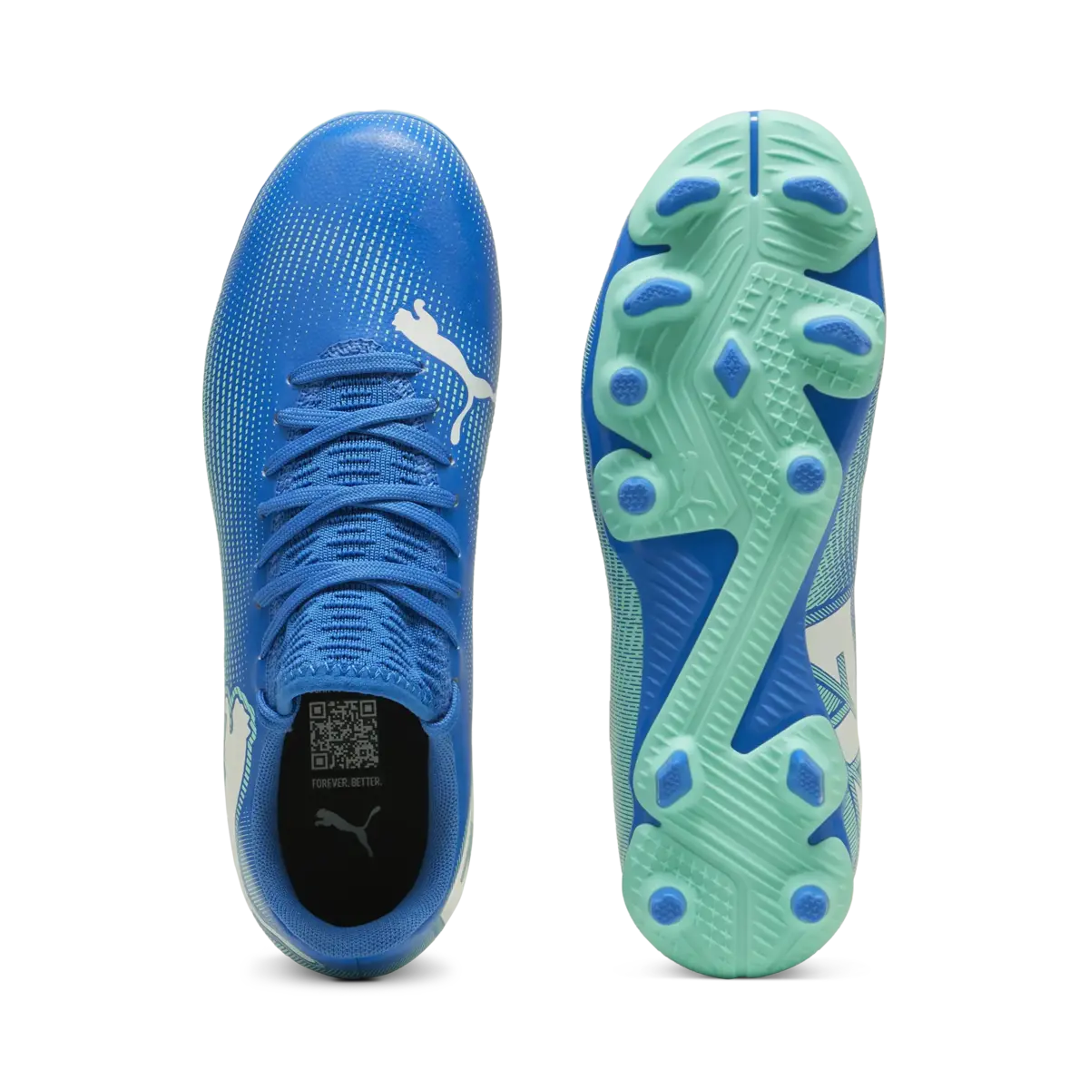 Puma FUTURE 7 PLAY FG/AG Jr Mavi Çocuk Krampon
