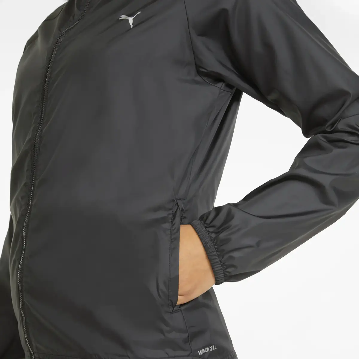 Puma FAVORITE WOVEN JACKET W Siyah Kadın Kapüşonlu Ceket