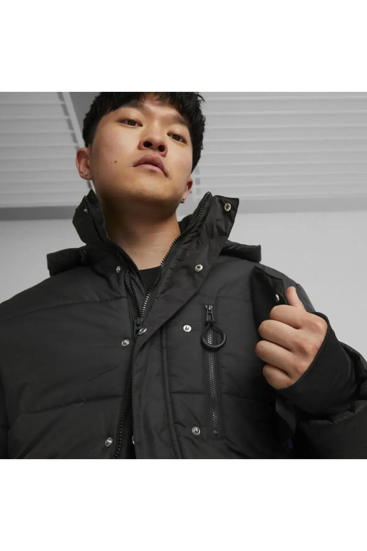 Puma Bmw Mms Life Winter Jacket Siyah Erkek Şişme Mont