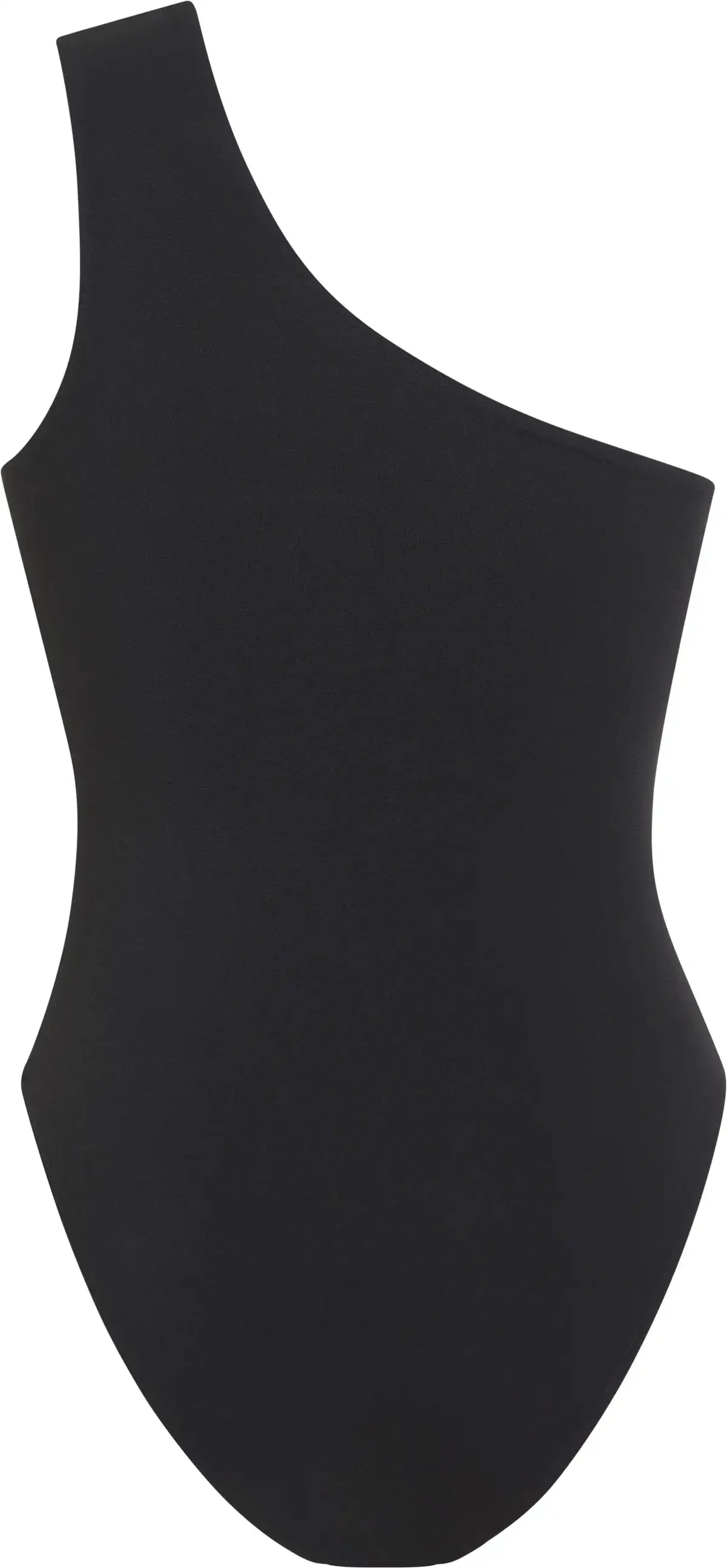 Calvin Klein ONE SHOULDER ONE PIE, BEH Siyah Kadın Mayo