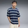 Puma SELECT Essentials Waffle Tee Lacivert Erkek T-Shirt