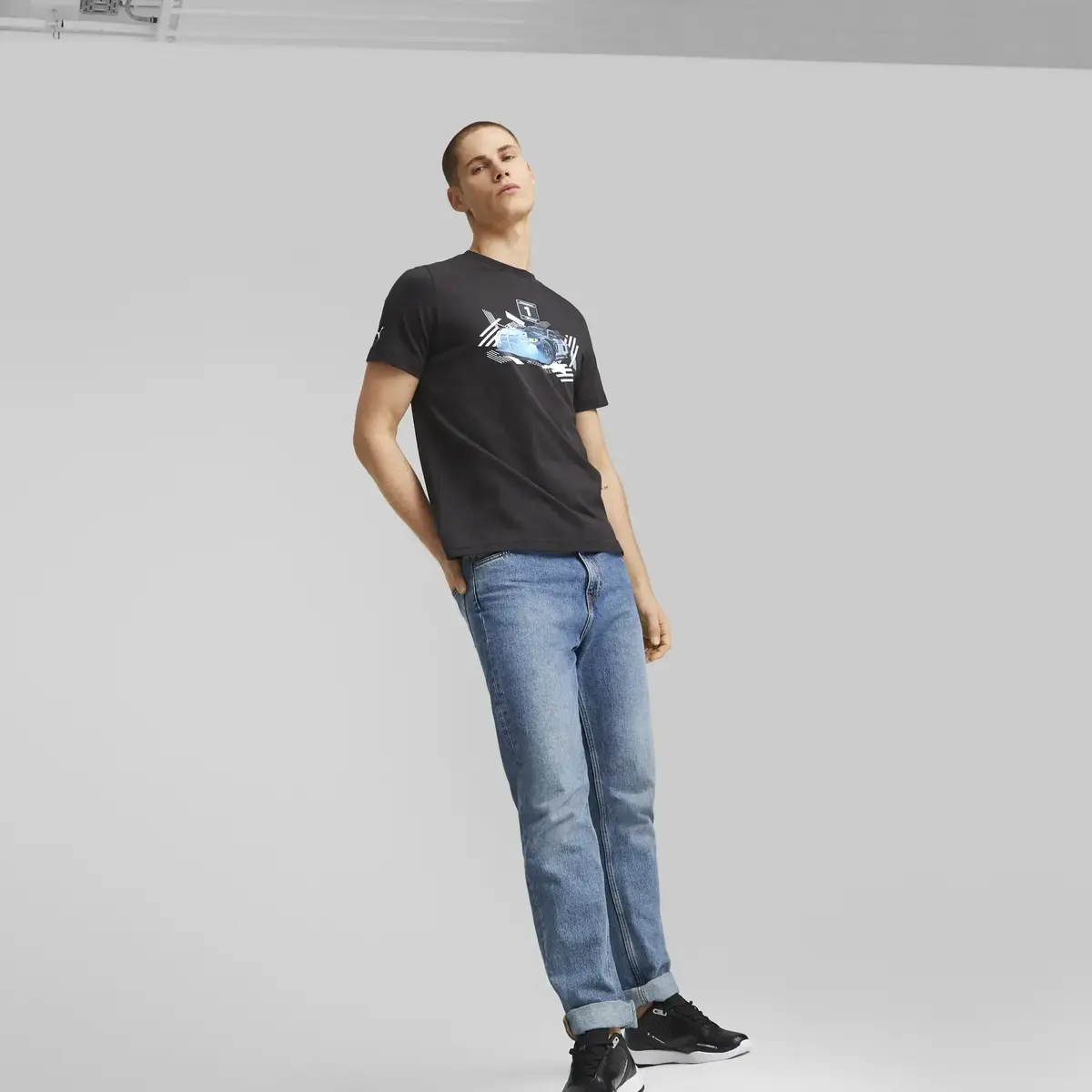 Puma BMW MMS Tee M4 GT3 Siyah Erkek T-Shirt