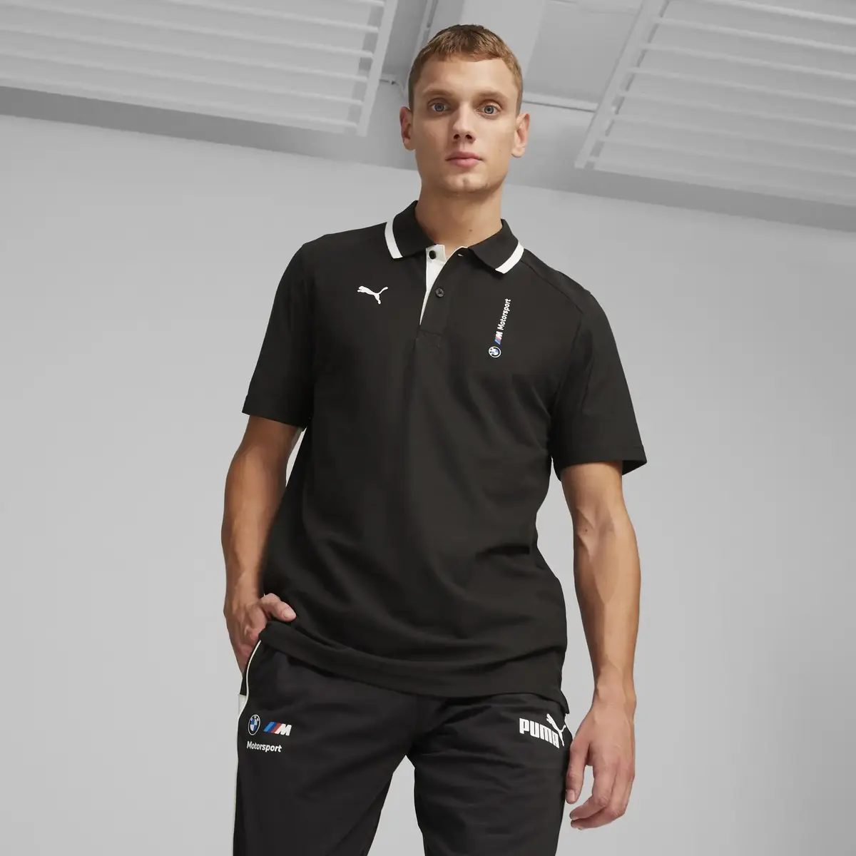 Puma BMW MMS Polo Siyah Erkek T-Shirt