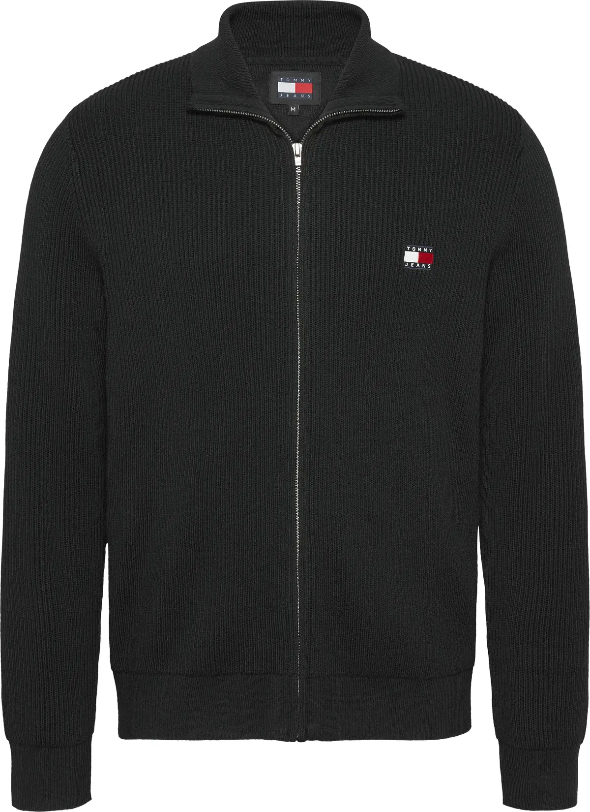 Tommy Hilfiger TJM SLIM XS BADGE ZI Erkek Siyah Fermuarlı Ceket