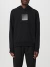 Calvin Klein OMBRE EMBROIDERED LO, BEH Siyah Erkek Sweatshirt