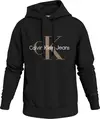 Calvin Klein SEASONAL MONOLOGO RE Erkek Siyah Hoodie