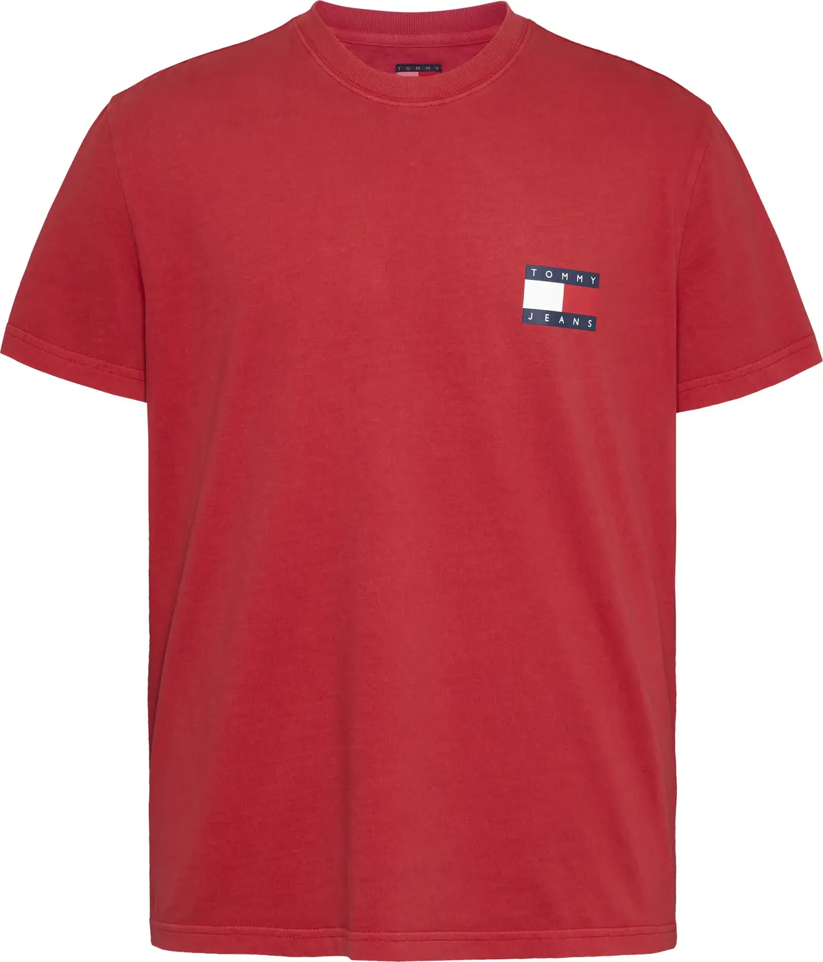 Tommy Hilfiger TJM REG HERITAGE FLA, XME Kırmızı Erkek T-Shirt & Polo