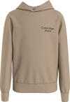 Calvin Klein CKJ STACK LOGO HOODI Erkek Bej Hoodie
