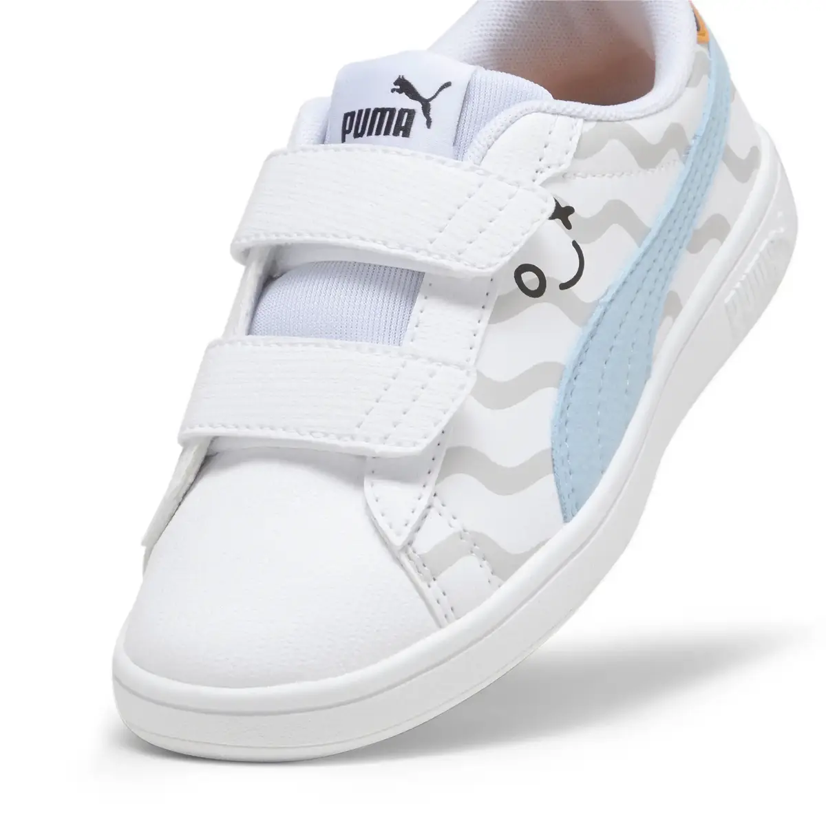 Puma Smash 3.0 L Mix mtch VPS Beyaz Çocuk Günlük Spor Ayakkabı