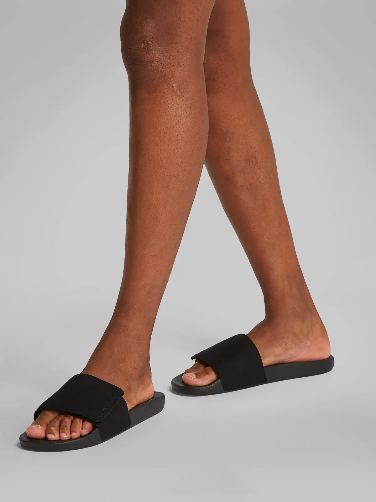 Calvin Klein ADJ POOL SLIDE CANVA Siyah Terlik