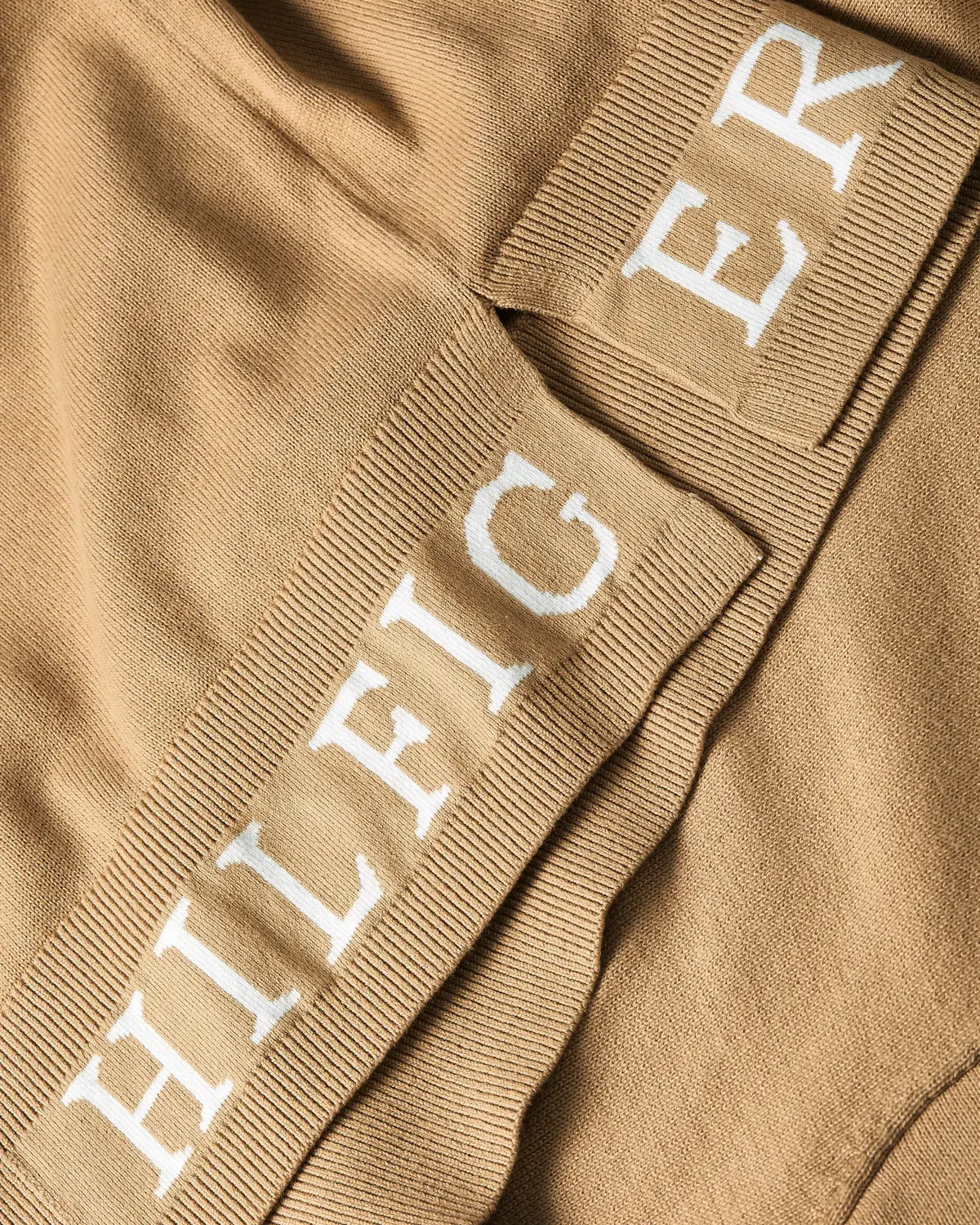 Tommy Hilfiger COTTON GRAPHIC C-NK Kadın Kahverengi Kazak