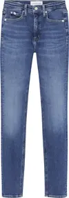 Calvin Klein HIGH RISE SKINNY Kadın Mavi Kot Pantolon