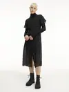 Calvin Klein SHEER SHORT SLEEVE D Kadın Siyah Elbise