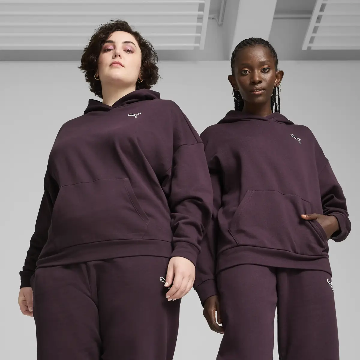 Puma BETTER ESSENTIALS Hoodie FL Bordo Kadın Sweatshirt