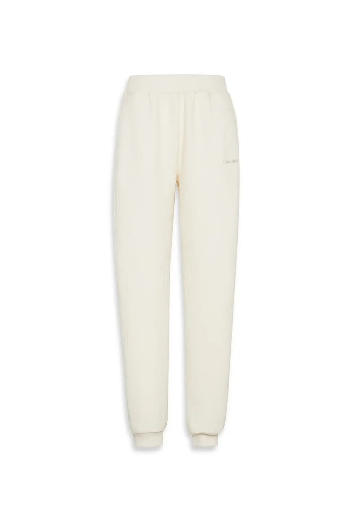 Calvin Klein Quilted Fleece Lounge Bej Kadın Eşofman Altı