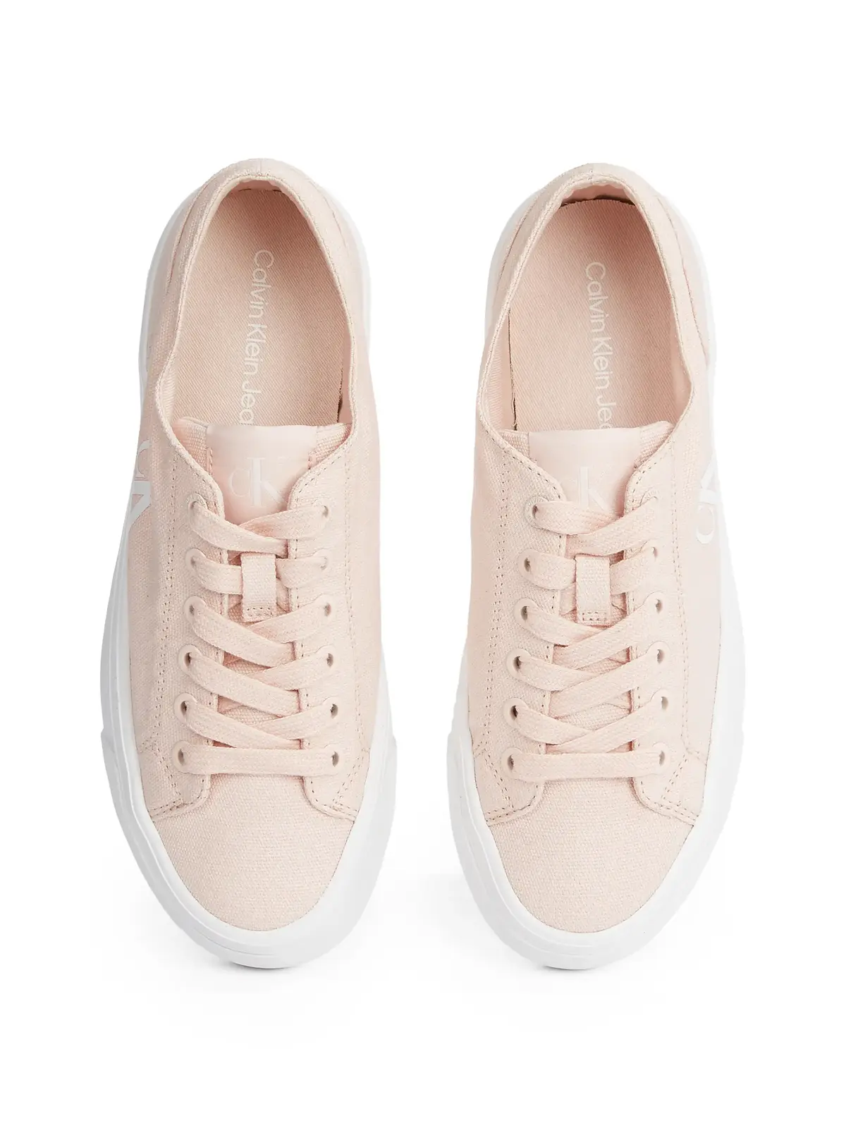Calvin Klein VULC FLATFORM LOW Açık Pembe Kanvas Kadın Sneaker