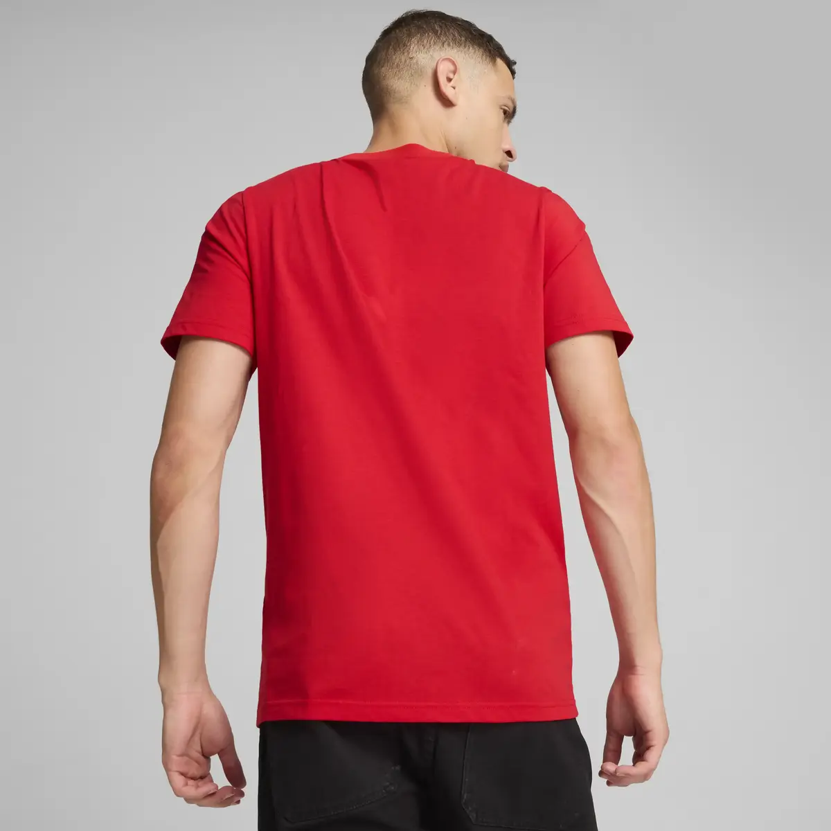 Puma Ferrari Race Clr Shield Tee Kırmızı Erkek T-Shirt