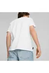Puma GRAPHICS LE PUMA Tee Beyaz Erkek T-Shirt