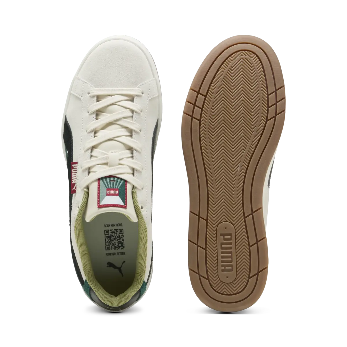 Puma Court Classico Greenside Krem Erkek Spor Ayakkabı & Sneaker