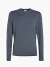 Calvin Klein MERINO RWS CREW NECK Erkek Gri Kazak