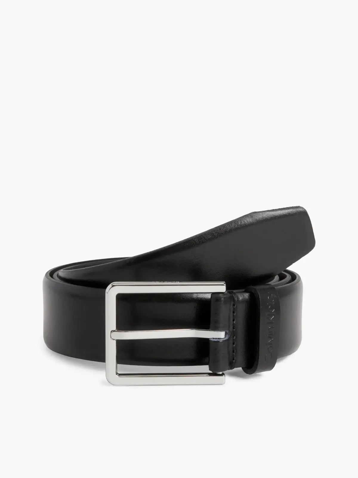 Calvin Klein 3.5CM BOMBED BELT Erkek Siyah Kemer