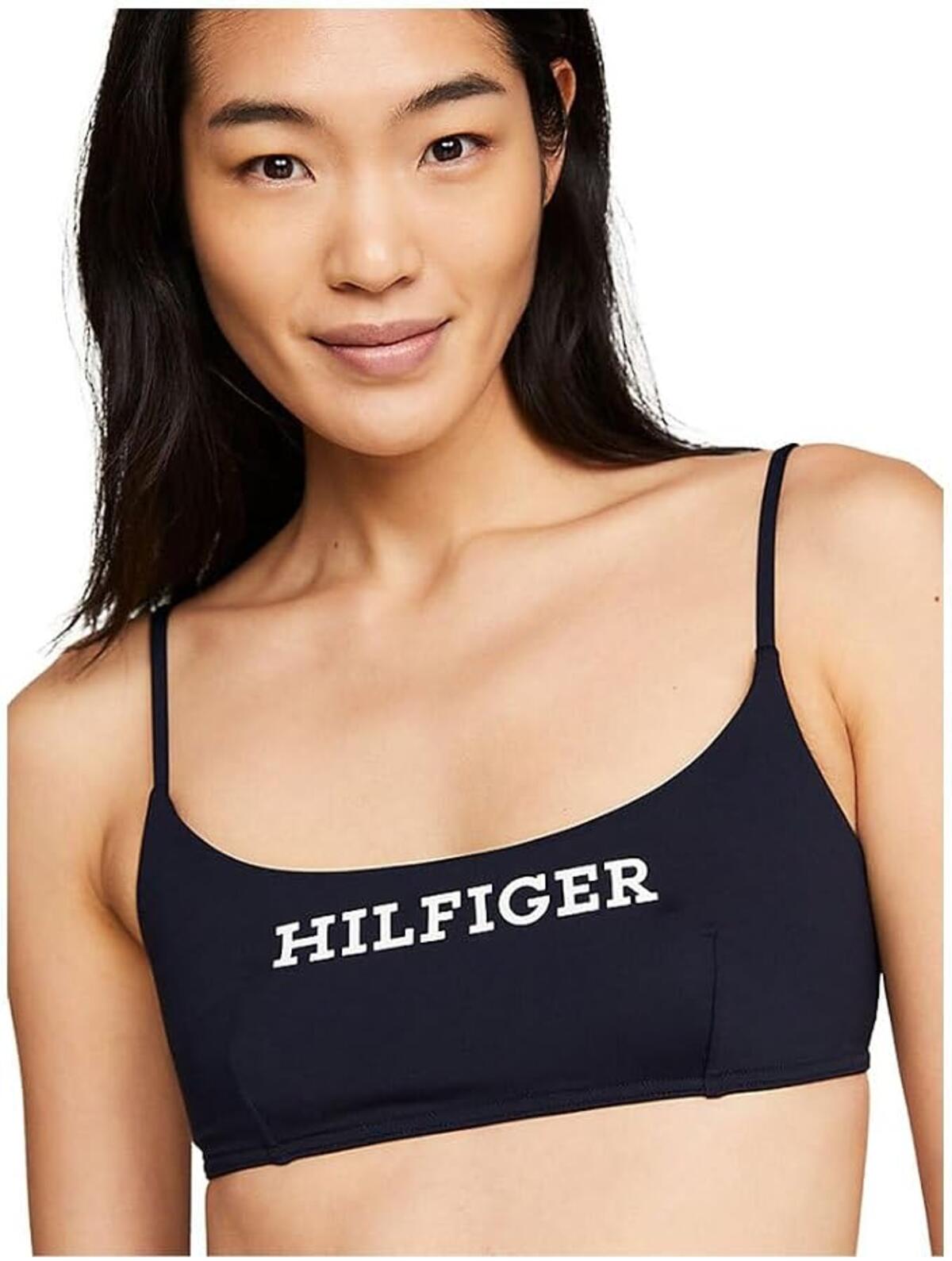 Tommy Hilfiger BRALETTE, DW5 Siyah Kadın Bikini Üstü
